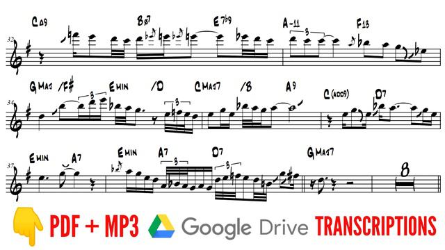 ERIC MARIENTHAL [ALTO SAX TRANSCRIPTION] NEW YORK STATE OF MIND смотреть онлайн