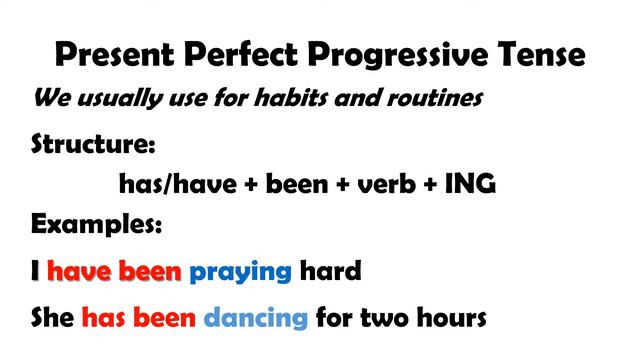Guided Activity Present Perfect Progressive смотреть онлайн