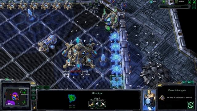 Starcraft 2 - Platform Defense [Gameplay] смотреть онлайн