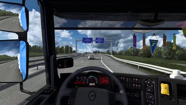 Euro Truck Simulator 2 | ETS2 1.44 |Renault Premium Low Deck | Munich (D) to Stuttgart (D) смотреть онлайн