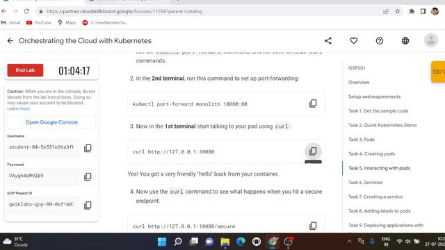 Orchestrating the Cloud with Kubernetes | Qwiklabs смотреть онлайн