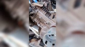 Лифан. Разорвало маховик.