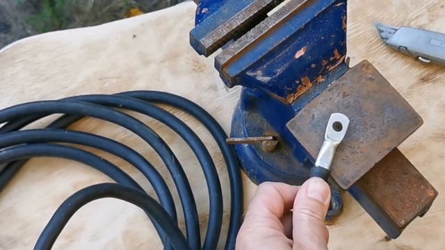 Как легко обжать клемму на толстый провод смотреть онлайн