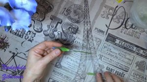 Ирис из фоамирана и холодного фарфора мастер класс (2 часть)