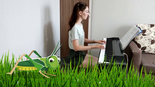 В траве сидел кузнечик (piano) смотреть онлайн