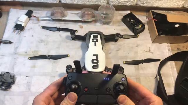 Как включить DJI mavic air одним пультом, без Go4 смотреть онлайн