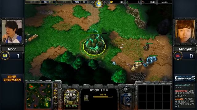 MinHyuk(O) vs Moon(N) 워크3 챔피언스리그 시즌2 - Warcraft3 Champions League S2 смотреть онлайн