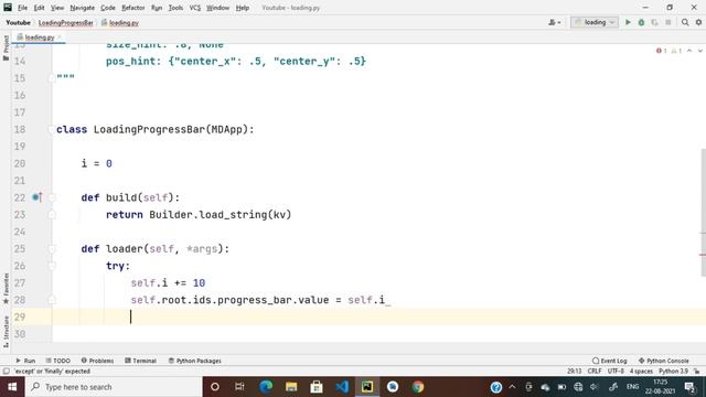 How To Create Loading Progress Bar Using KivyMD | Loading Progress Bar смотреть онлайн
