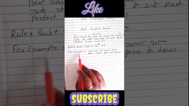 past perfect tense affremative sentences rule with example смотреть онлайн