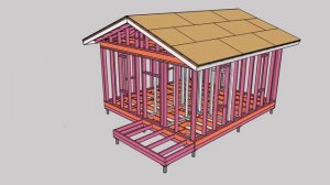 Каркасный одноэтажный дом 6 на 6