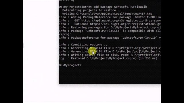 How to install C# PDFFlow library for creating PDF files смотреть онлайн