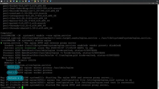 Установка NGINX Web Server в Oracle Linux 8.1 смотреть онлайн