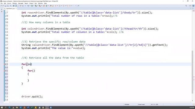 Part20-Selenium with Java Tutorial | Practical Interview Questions and Answers | WebTable смотреть онлайн
