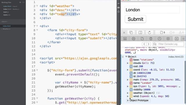 302 Display Weather as HTML смотреть онлайн