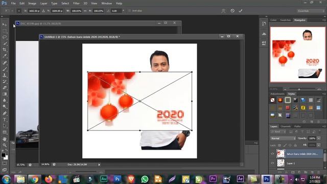 Tutorial : Adobe Photoshop CS6 untuk Pemula-1 (Pengenalan Dasar dan Praktik Buat Kartu Ucapan) смотреть онлайн