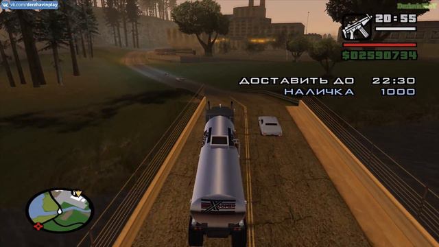 Прохождение GTA San Andreas на 100% - Работаем дальнобойщиком: Миссия 1 смотреть онлайн