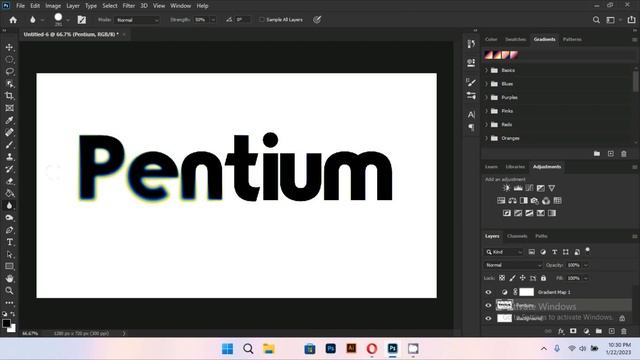 GRADIENT BLUR TEXT EFFECT - PHOTOSHOP CC TUTORIAL - 2023 смотреть онлайн