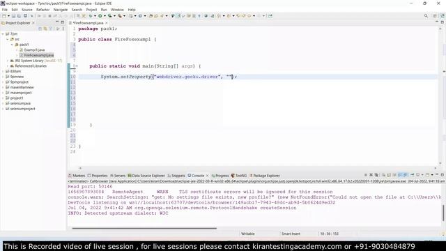 Launch Firefox Browser in Selenium -First Test in selenium -how to test in Firefox selenium- telug смотреть онлайн