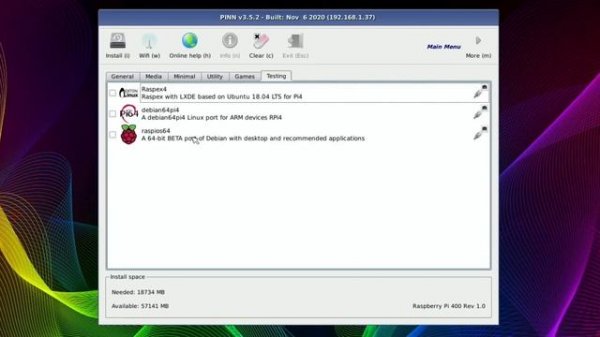 How to setup Pinn OS on Raspberry Pi 400. SSD Installation.