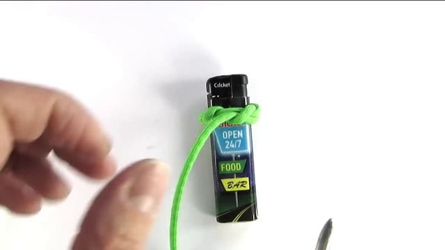 Paracord lighter wrap- using the fish scale braid смотреть онлайн