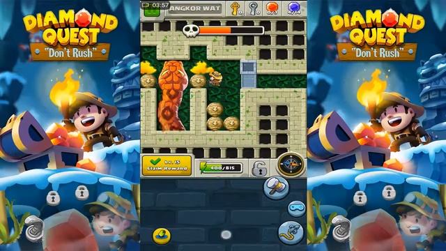 Diamond Quest "Don't Rush" Angkor Wat final level смотреть онлайн