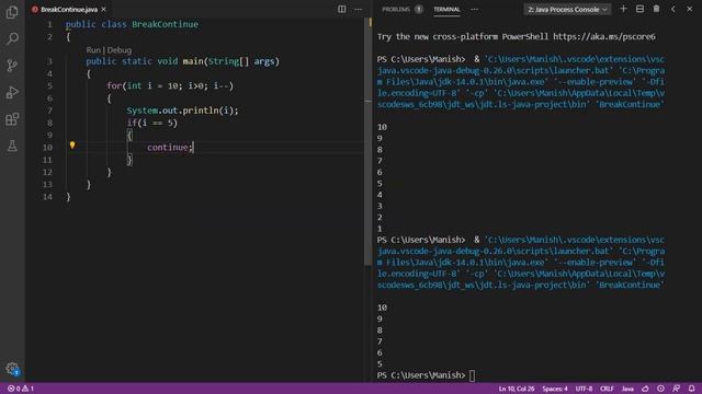 Java Programming - Break & Continue Statements смотреть онлайн