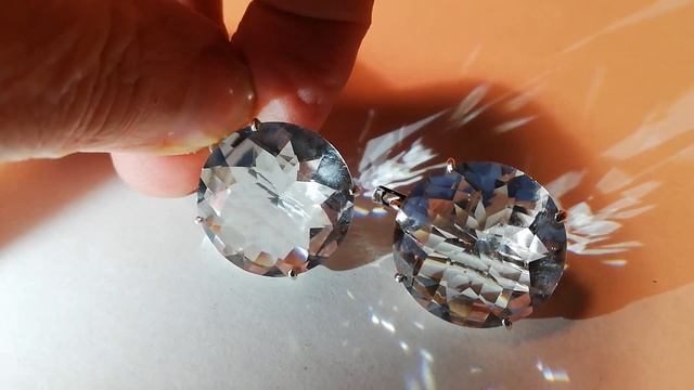Серьги серебро 925 с горным хрусталём натуральным. #горный хрусталь #серьги с горным хрусталём смотреть онлайн