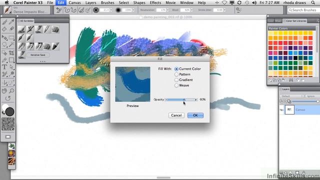 Corel Painter X3 Tutorial | Menu Commands смотреть онлайн