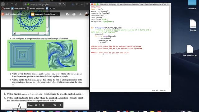 CSC 110 Python YT Homework #3 смотреть онлайн