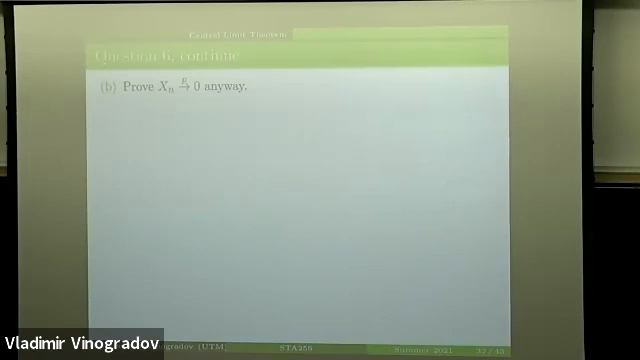 Dr. Vladimir Vinogradov STA256 videos – Summer 2021 - Lecture 18 – Monday August 16, 2021 смотреть онлайн