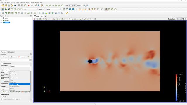 Fluid Simulation (CFD) _ Stream Lines Representation - Plugin _ ParaView смотреть онлайн