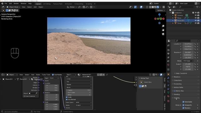 Make a satisfying tyre in the sand animation in Blender! смотреть онлайн