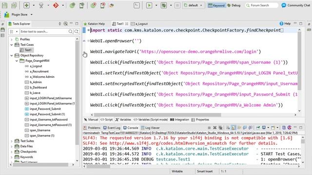 Katalon Studio Troubleshooting and Debugging смотреть онлайн