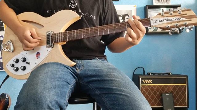 "Mr. Tambourine Man" - The Byrds Guitar Cover - Rickenbacker 330/12 смотреть онлайн