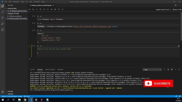 Python Firebase|✅| realtime DATABASE tutorial en ESPAÑOL! | 2020? смотреть онлайн