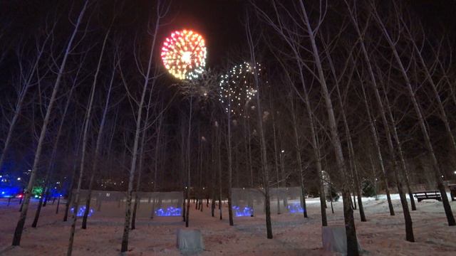 Рождественский Фейерверк в Красноярске. 07.01.2019 смотреть онлайн