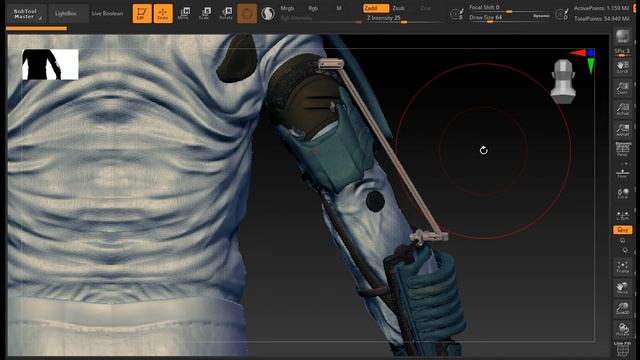 sculpt#60 - Scifi suit concept concept and custom head смотреть онлайн