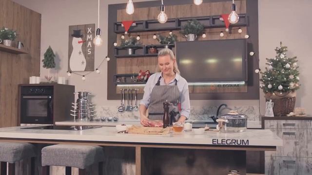 Готовим с inoxia. Свинина приготовленная в утятнице с клюквенно-имбирном соусом — Рецепт Плюс смотреть онлайн