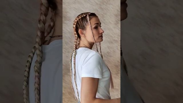 Боксёрские косы. Срок носки 3-5 дней. #визажист #макияж #косы #боксерскиекосы #афрохвост смотреть онлайн