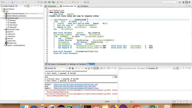 [ROBOT FRAMEWORK] EXCEL FILE - WORK AND WRITE ACTUAL RESULTS. смотреть онлайн