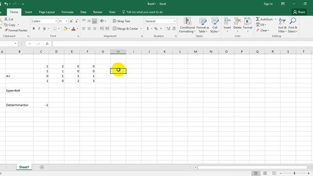 meterminants in excel смотреть онлайн