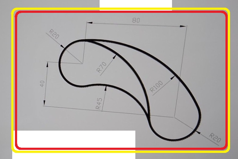 AutoCAD 2d. Сопряжения и радиус по двум точкам касания смотреть онлайн