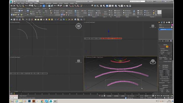 3D wall panel modelling and design in 3ds Max смотреть онлайн