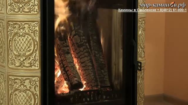Камины г.Смоленск: чарующя печь "София" в изразцах смотреть онлайн