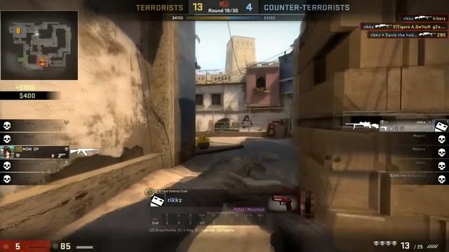 CSGO 1v5 scout and defuse смотреть онлайн