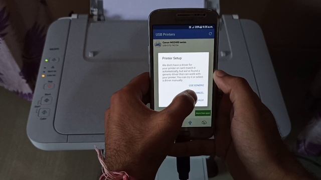 How to Print from any printer in Android Phone With USB Cable। Print from mobile to Canon Printer смотреть онлайн