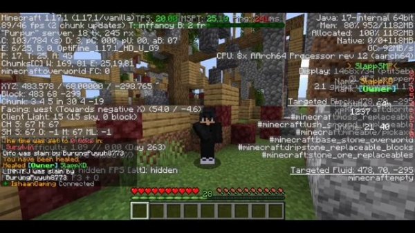 1.17.1 Optifine Gameplay - PojavLauncher