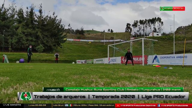Ivan Brun | Trabajos de arqueros | Lunes 03-08-20 | Mushuc Runa SC смотреть онлайн