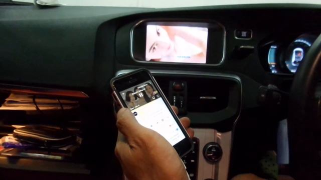 Volvo V40 2014 Interface system+Digital TV Miror link IOS смотреть онлайн