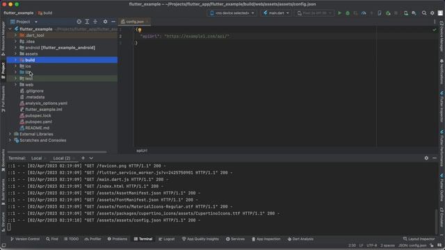 Flutter Web Config File - After Build Project смотреть онлайн